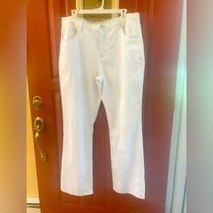 White Denim Jeans by DG2 Dianne Gilman size 16